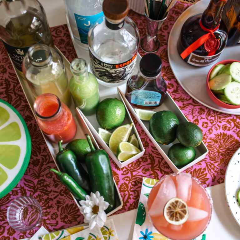 How to Set Up Your DIY Margarita Bar